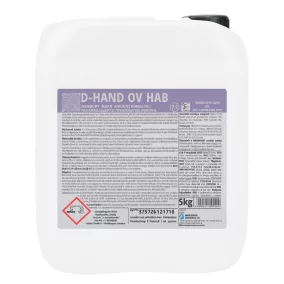   D-Hand QV HAB fertőtlenítő baktericid, fungicid, tuberkolocid, virucid, MRSA hatású habszappan 5kg
