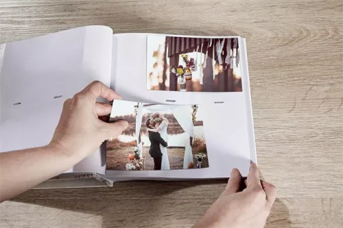 Fotóalbum, 200 fotó, 10x15 cm, "Walther Fun", szürke