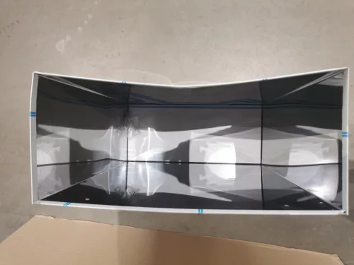 Falra szerelhető rozsdamentes 23 L szemetes 15,5x35x43,5cm - SÉRÜLT