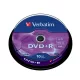 DVD+R lemez, AZO, 4,7GB, 16x, 10 db, hengeren, VERBATIM