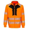 DX4 Hi-Vis kapucnis cipzáras pulóver