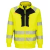 DX4 Hi-Vis kapucnis cipzáras pulóver