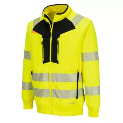 DX4 Hi-Vis kapucnis cipzáras pulóver