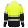 DX4 Hi-Vis 1. osztályú tölcsér nyakú cipzáras pulóver