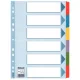 Regiszter, laminált karton, A4, 6 részes, ESSELTE "Mylar"