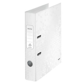   Iratrendező, 52 mm, A4, karton, LEITZ "180 Wow", fehér