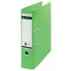 Iratrendező, 80 mm, A4, karton, újrahasznosított, LEITZ "180 Recycle", zöld