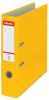 Iratrendező, 75 mm, A4, PP/karton, élvédő sínnel, ESSELTE "Economy", sárga