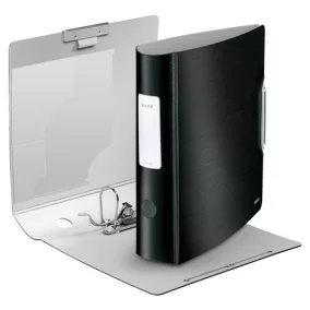   Iratrendező, 82 mm, A4, PP, LEITZ "180 Active Style", szaténfekete