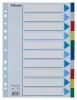 Regiszter, műanyag, A4, 10 részes, ESSELTE