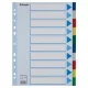 Regiszter, műanyag, A4, 10 részes, ESSELTE