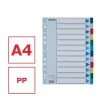 Regiszter, műanyag, A4, 12 részes, ESSELTE