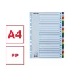 Regiszter, műanyag, A4, 20 részes, ESSELTE