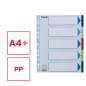Regiszter, műanyag, A4 Maxi, 5 részes, ESSELTE