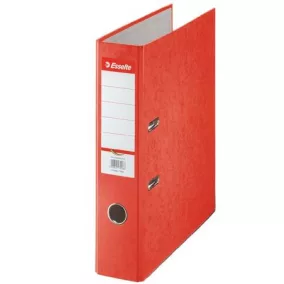   Iratrendező, 75 mm, A4, karton, ESSELTE "Rainbow", piros