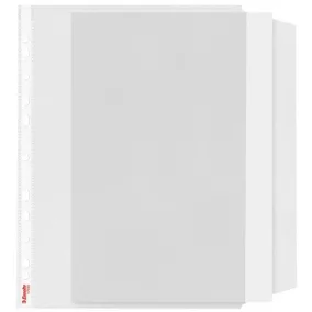   Genotherm, lefűzhető, A4, 100 mikron, narancsos felület, behajtható füllel, ESSELTE