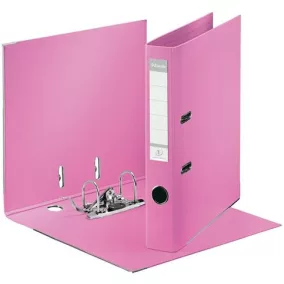   Iratrendező, 50 mm, A4, PP, élvédő sínnel, ESSELTE "Standard", mályva