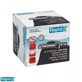   Tűzőkapocs, 9/14, horganyzott, RAPID "Superstrong"