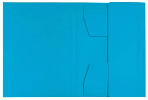 Pólyás dosszié, karton, A4, LEITZ "Recycle", kék