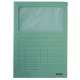 Mappa, ablakos, karton, A4, LEITZ, világoszöld