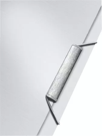 Gumis mappa, PP, A4, LEITZ "Style", kristályfehér