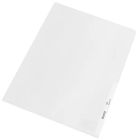 Genotherm, felül és belső oldalon nyitott, A4, PP, 140 mikron, narancsos felület, LEITZ "Recycle"