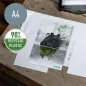   Genotherm, felül és belső oldalon nyitott, A4, PP, 140 mikron, narancsos felület, LEITZ "Recycle"