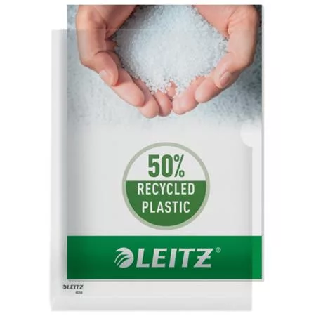 Genotherm, "L", A4, 170 mikron, narancsos felület, 20 mm, LEITZ "Jumbo"