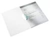 Gyorsfűző, klipes, PP, A4, LEITZ "Wow ColorClip" jégkék