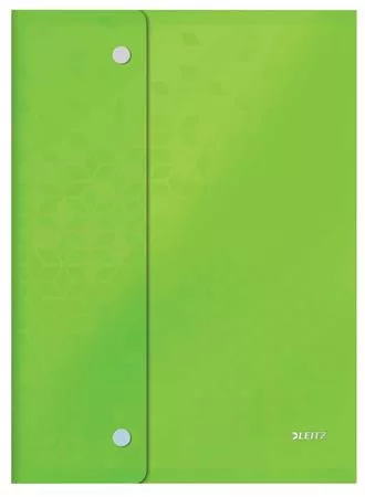 Irattartó tasak, A4, PP, patentos, LEITZ "Wow", vegyes színek