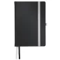   Jegyzetfüzet, A5, kockás, 80 lap, keményfedeles, LEITZ "Style", szaténfekete