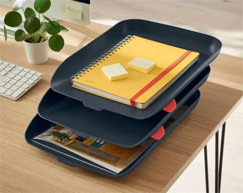 Spirálfüzet, B5, vonalas, 80 lap, LEITZ, "Cosy Soft Touch", melegsárga