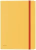 Gumis mappa, extra tasakkal, PP, A4, LEITZ "Cosy" melegsárga