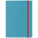 Gumis mappa, extra tasakkal, PP, A4, LEITZ "Cosy", nyugodtkék