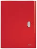 Iratvédő mappa, 38 mm, PP, A4, LEITZ "Recycle", piros