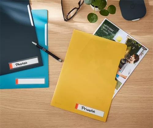 Genotherm, "L", A4, PP, LEITZ "Cosy Privacy", melegsárga