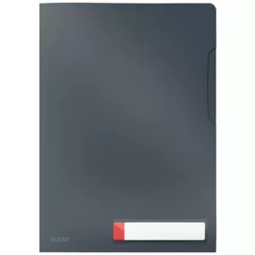   Genotherm, "L", A4, PP, LEITZ "Cosy Privacy", bársonyszürke