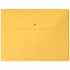   Irattartó tasak, 2 zsebes, A4, PP, pantentos, LEITZ "Cosy", melegsárga