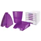 Irattálca, műanyag, LEITZ "Wow", lila