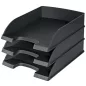 Irattálca, műanyag, LEITZ "Plus", fekete