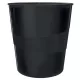 Papírkosár, 15 liter, LEITZ "Wow", fekete