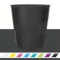 Papírkosár, 15 liter, LEITZ "Wow", fekete