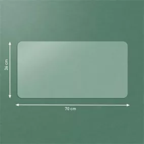 Könyökalátét, 70x36 cm, LEITZ, áttetsző
