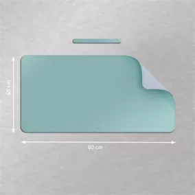 Könyökalátét, 80x40 cm, LEITZ, menta