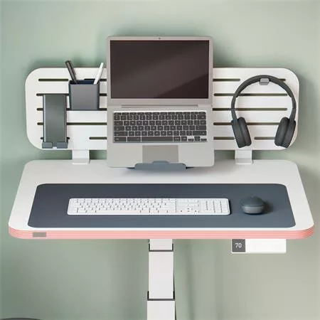 Könyökalátét, újrahasznosított bőr, 70x36 cm, LEITZ, sötétszürke