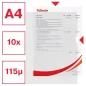   Genotherm, "L", A4, 105 mikron, narancsos felület, ESSELTE "Standard"