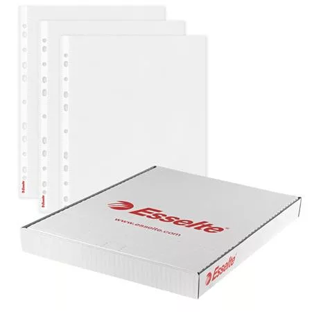 Genotherm, felül és a belső oldalon nyitott, lefűzhető, A4, 85 mikron, narancsos felület, ESSELTE