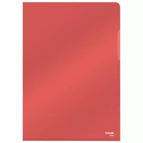   Genotherm, "L", A4, 150 mikron, víztiszta felület, ESSELTE "Luxus", piros