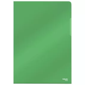   Genotherm, "L", A4, 150 mikron, víztiszta felület, ESSELTE "Luxus", zöld