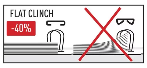 Tűzőgép, 26/6, 30 lap, LEITZ "Nexxt Softpress", fekete